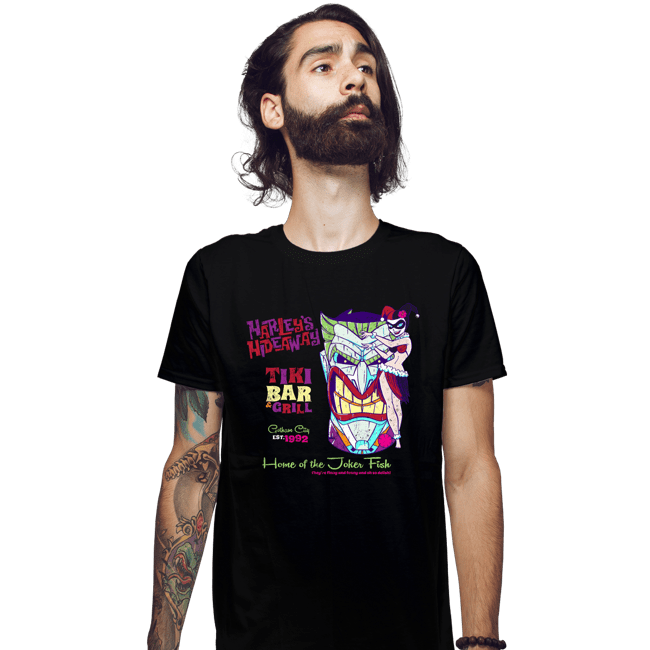 Daily_Deal_Shirts Fitted Shirts, Mens / Small / Black Harley's Hideaway
