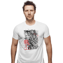 Load image into Gallery viewer, Shirts Fitted Shirts, Mens / Small / White Legend Of The Saiyan
