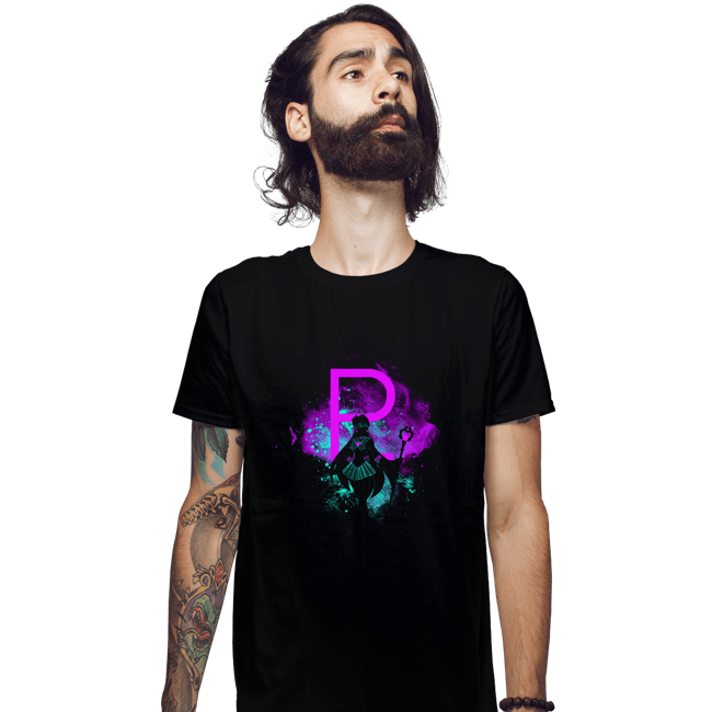 Shirts Fitted Shirts, Mens / Small / Black Pluto Art
