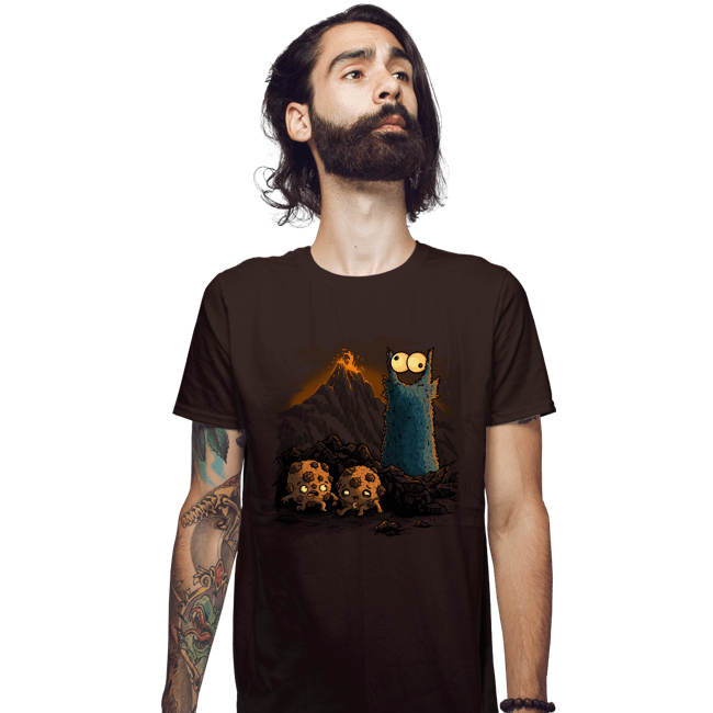 Last_Chance_Shirts Fitted Shirts, Mens / Small / Dark Chocolate The Lord Of The Cookies