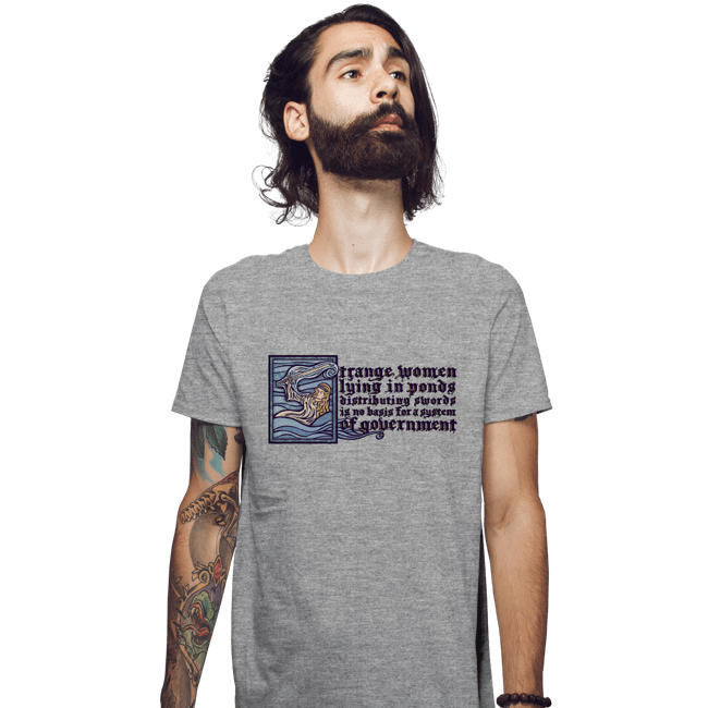 Daily_Deal_Shirts Fitted Shirts, Mens / Small / Sports Grey Lake Lady