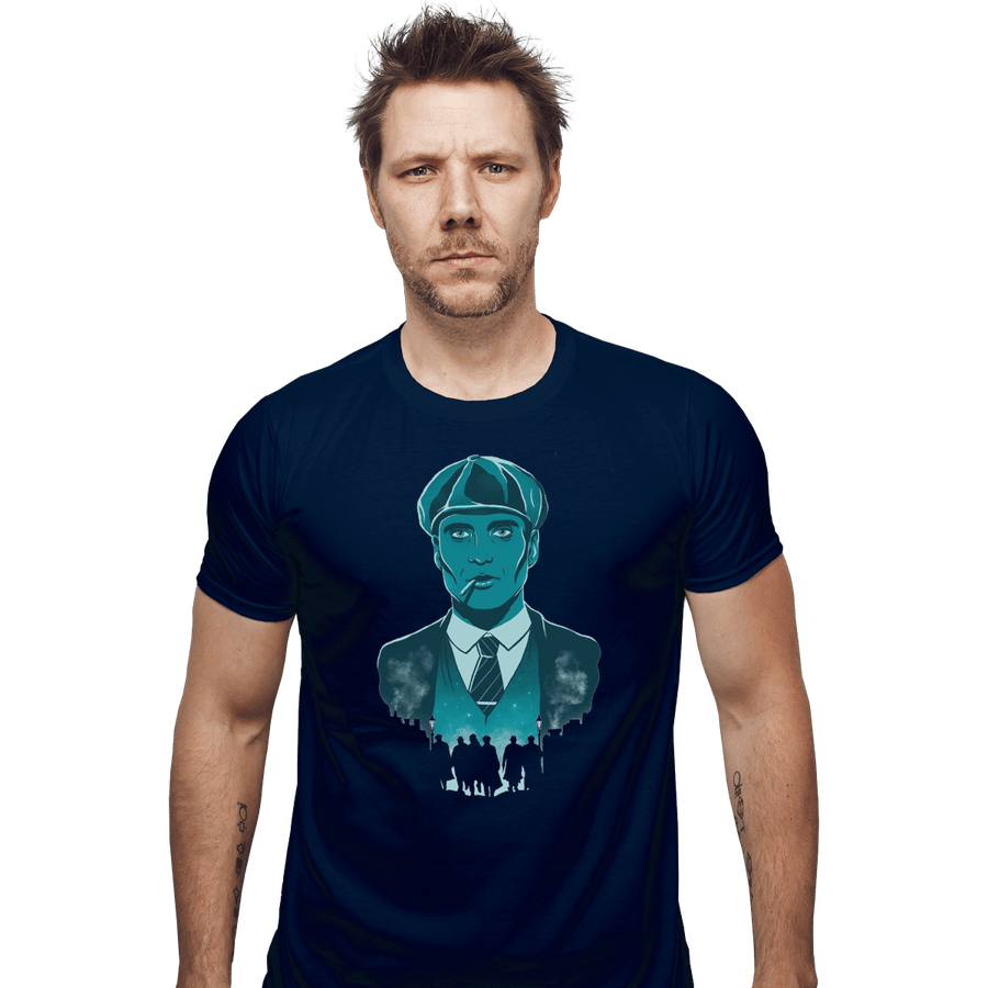 Shirts Fitted Shirts, Mens / Small / Navy The Leader