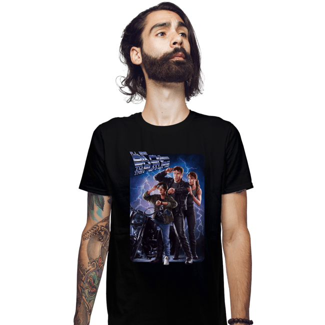 Shirts Fitted Shirts, Mens / Small / Black I'll Be Back To The Future