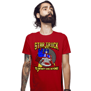 Secret_Shirts Fitted Shirts, Mens / Small / Red Startruck