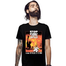 Load image into Gallery viewer, Secret_Shirts Fitted Shirts, Mens / Small / Black Stop The Planet Of The Apes!
