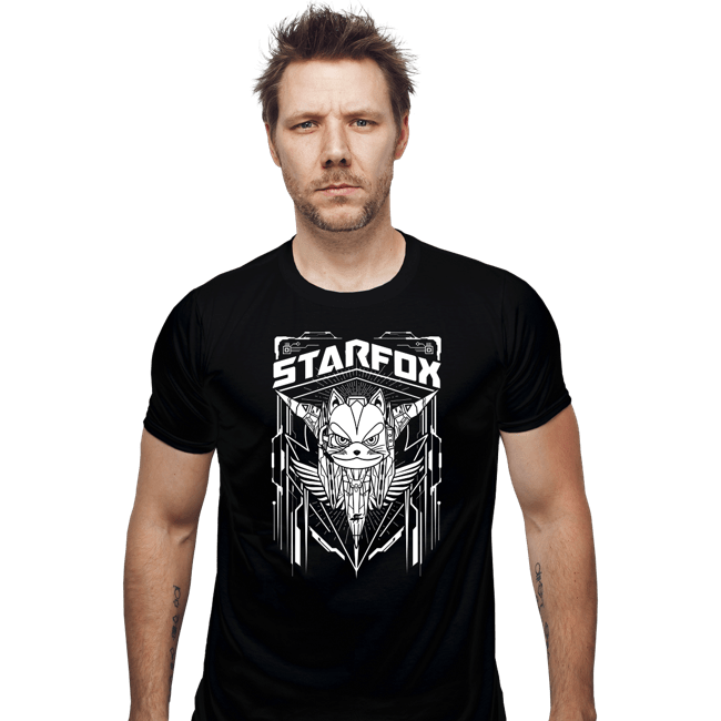 Shirts Fitted Shirts, Mens / Small / Black Starfox Crest