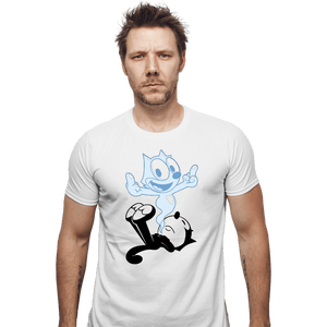 Secret_Shirts Fitted Shirts, Mens / Small / White RIP The Cat