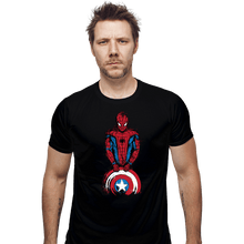 Load image into Gallery viewer, Shirts Fitted Shirts, Mens / Small / Black The Spider Is Coming
