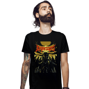 Secret_Shirts Fitted Shirts, Mens / Small / Black DarkSouls Metal