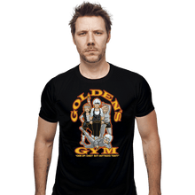 Load image into Gallery viewer, Shirts Fitted Shirts, Mens / Small / Black Golden&#39;s Gym

