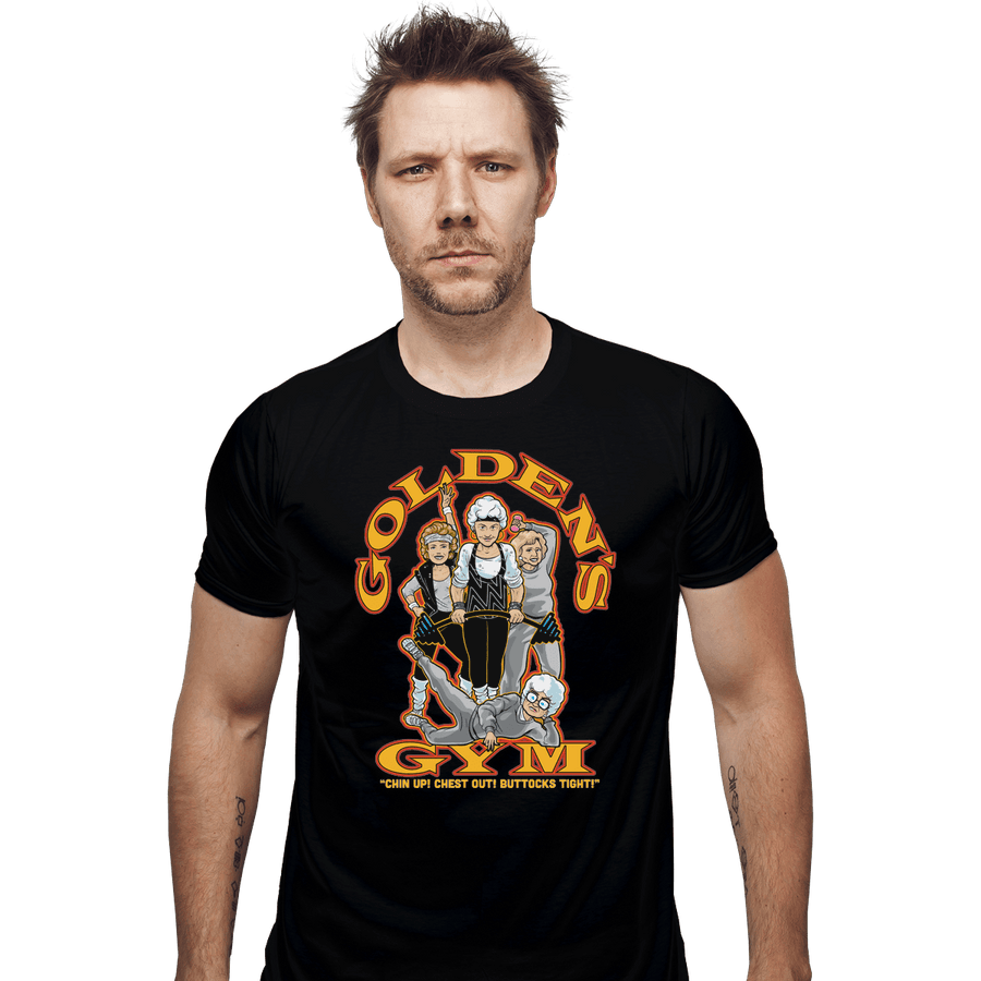 Shirts Fitted Shirts, Mens / Small / Black Golden's Gym
