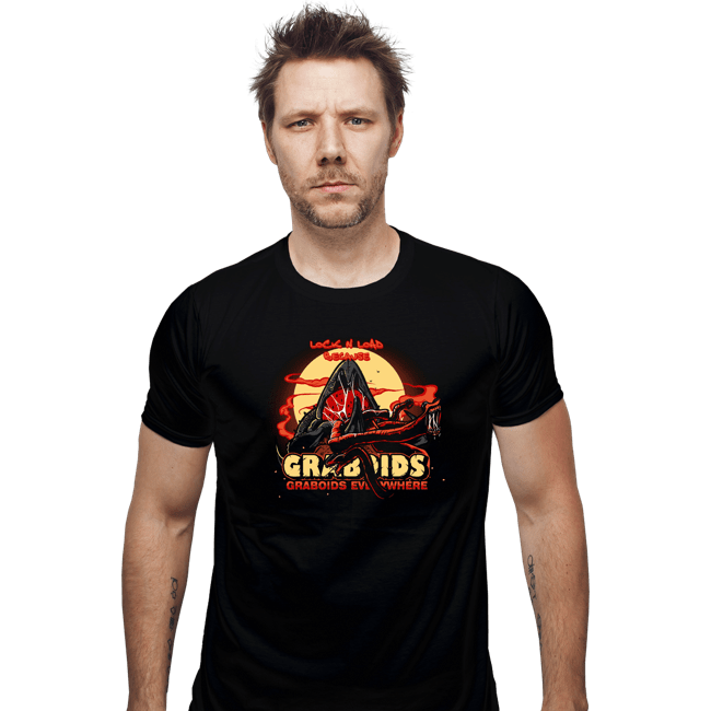 Secret_Shirts Fitted Shirts, Mens / Small / Black Graboids Everywhere