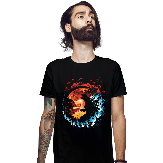 Daily_Deal_Shirts Fitted Shirts, Mens / Small / Black Atomic Destruction