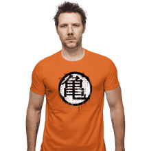 Load image into Gallery viewer, Shirts Fitted Shirts, Mens / Small / Orange Kame Spray
