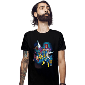 Secret_Shirts Fitted Shirts, Mens / Small / Black Mutant Wars