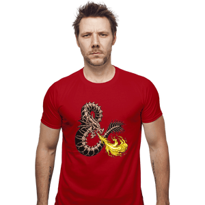 Shirts Fitted Shirts, Mens / Small / Red Bone Dragon