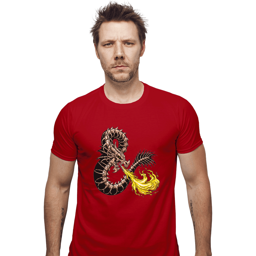 Shirts Fitted Shirts, Mens / Small / Red Bone Dragon