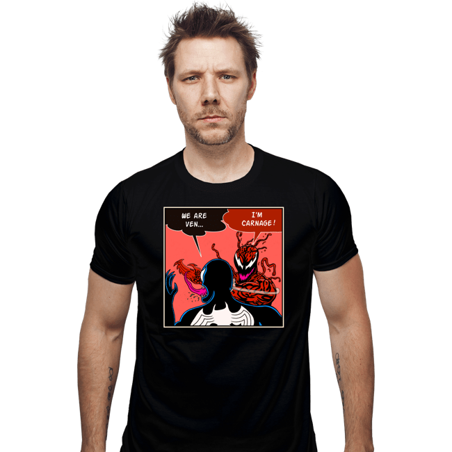 Shirts Fitted Shirts, Mens / Small / Black Symbiote Slap