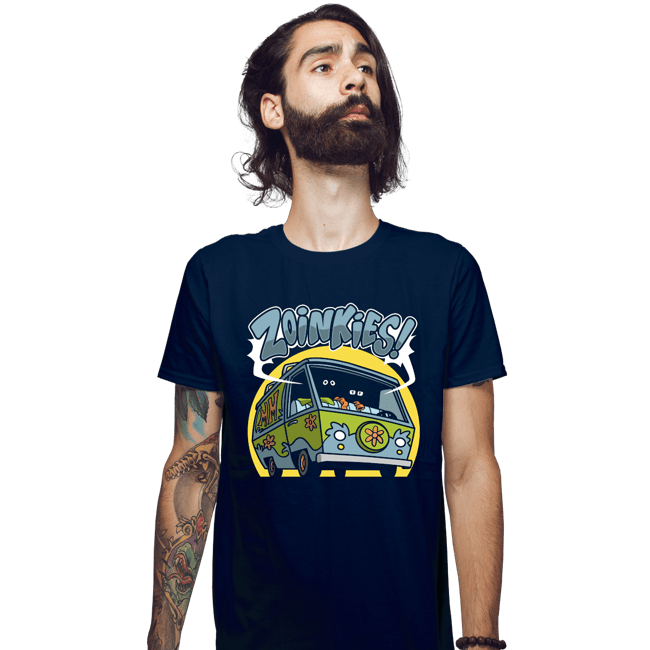 Secret_Shirts Fitted Shirts, Mens / Small / Navy Zoinkies
