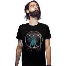 Load image into Gallery viewer, Shirts Fitted Shirts, Mens / Small / Black Vitruvian Things
