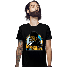 Load image into Gallery viewer, Shirts Fitted Shirts, Mens / Small / Black Mother Ducker
