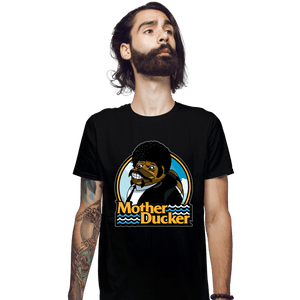 Shirts Fitted Shirts, Mens / Small / Black Mother Ducker
