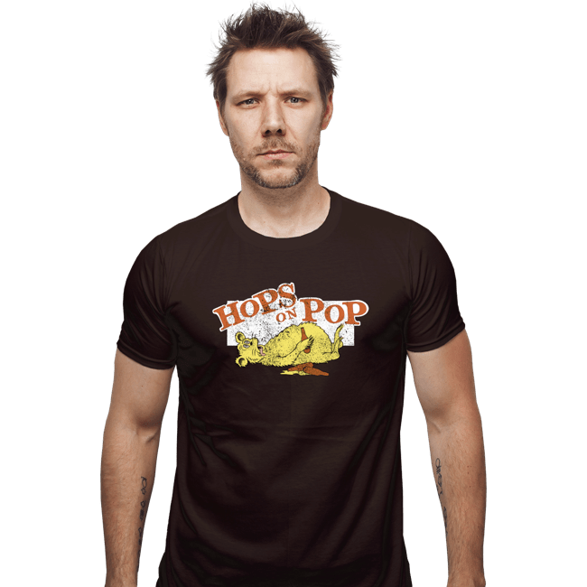 Shirts Fitted Shirts, Mens / Small / Dark Chocolate Hops On Pop