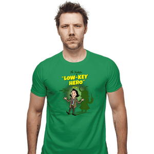 Secret_Shirts Fitted Shirts, Mens / Small / Irish Green Low-Key Hero