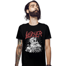 Load image into Gallery viewer, Shirts Fitted Shirts, Mens / Small / Black Sleigher
