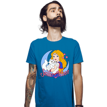 Load image into Gallery viewer, Daily_Deal_Shirts Fitted Shirts, Mens / Small / Sapphire Sailor Moon USA

