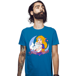 Daily_Deal_Shirts Fitted Shirts, Mens / Small / Sapphire Sailor Moon USA