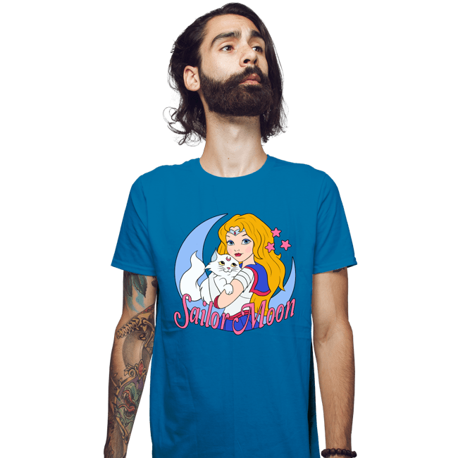 Daily_Deal_Shirts Fitted Shirts, Mens / Small / Sapphire Sailor Moon USA