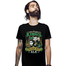 Load image into Gallery viewer, Shirts Fitted Shirts, Mens / Small / Black King&#39;s Ale

