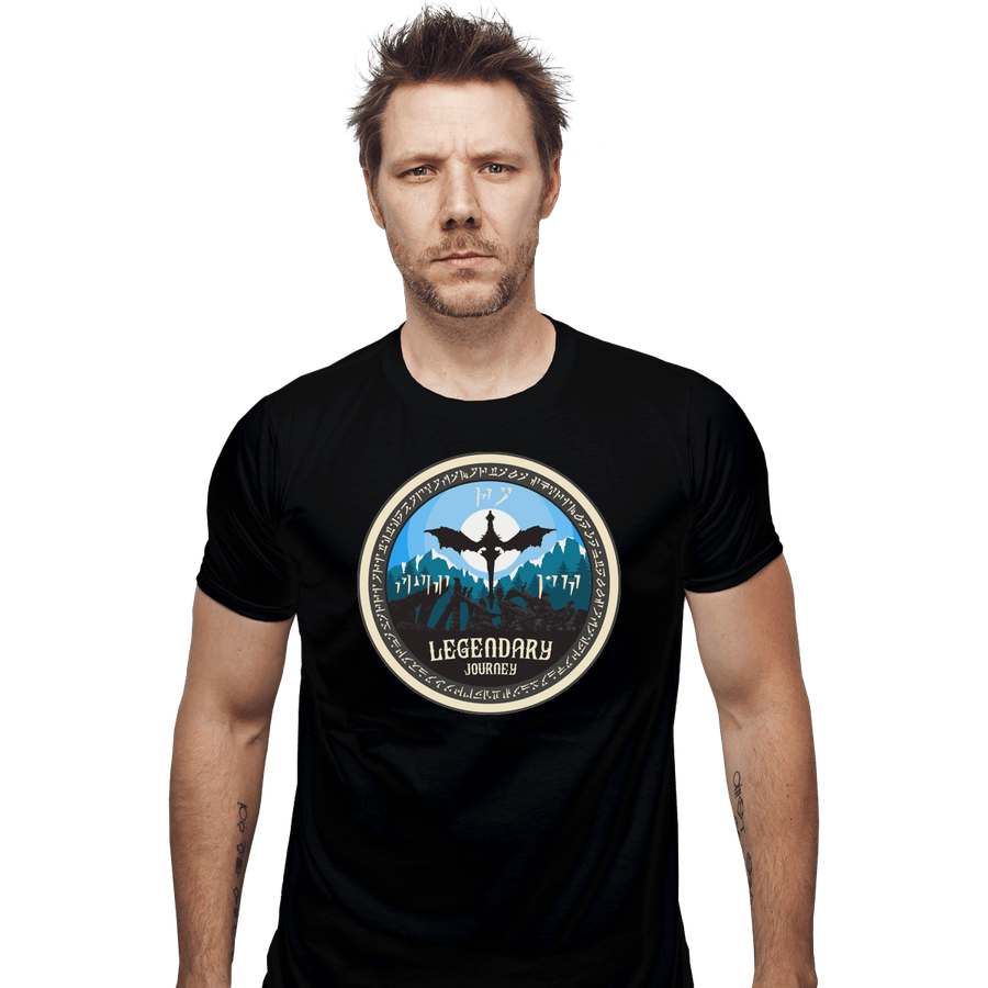 Shirts Fitted Shirts, Mens / Small / Black Legendary Journey