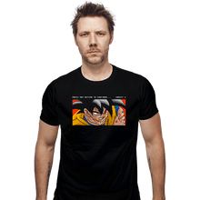 Load image into Gallery viewer, Shirts Fitted Shirts, Mens / Small / Black Goku Continue
