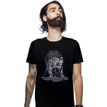 Load image into Gallery viewer, Shirts Fitted Shirts, Mens / Small / Black King Of The Universe
