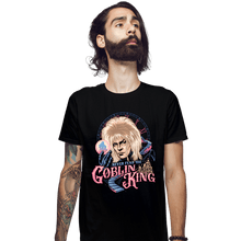 Load image into Gallery viewer, Daily_Deal_Shirts Fitted Shirts, Mens / Small / Black Never Fear The Goblin King
