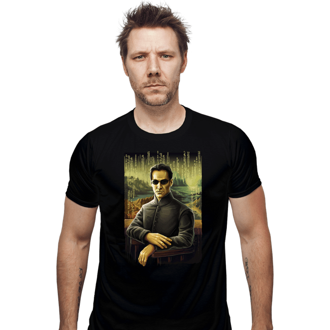 Daily_Deal_Shirts Fitted Shirts, Mens / Small / Black Mona Neo