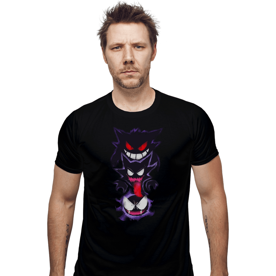 Shirts Fitted Shirts, Mens / Small / Black Ghostly Terror