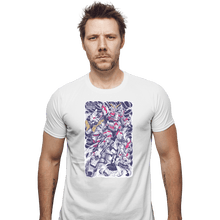 Load image into Gallery viewer, Shirts Fitted Shirts, Mens / Small / White Unicorn Gundam
