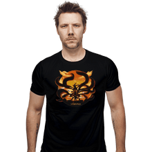 Load image into Gallery viewer, Shirts Fitted Shirts, Mens / Small / Black Tailed Beast Unleashed
