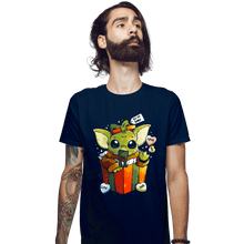 Load image into Gallery viewer, Daily_Deal_Shirts Fitted Shirts, Mens / Small / Navy Be My Baby
