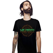 Load image into Gallery viewer, Shirts Fitted Shirts, Mens / Small / Black Mr. Frodo
