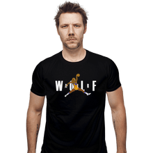 Load image into Gallery viewer, Shirts Fitted Shirts, Mens / Small / Black Air Wolf &#39;85
