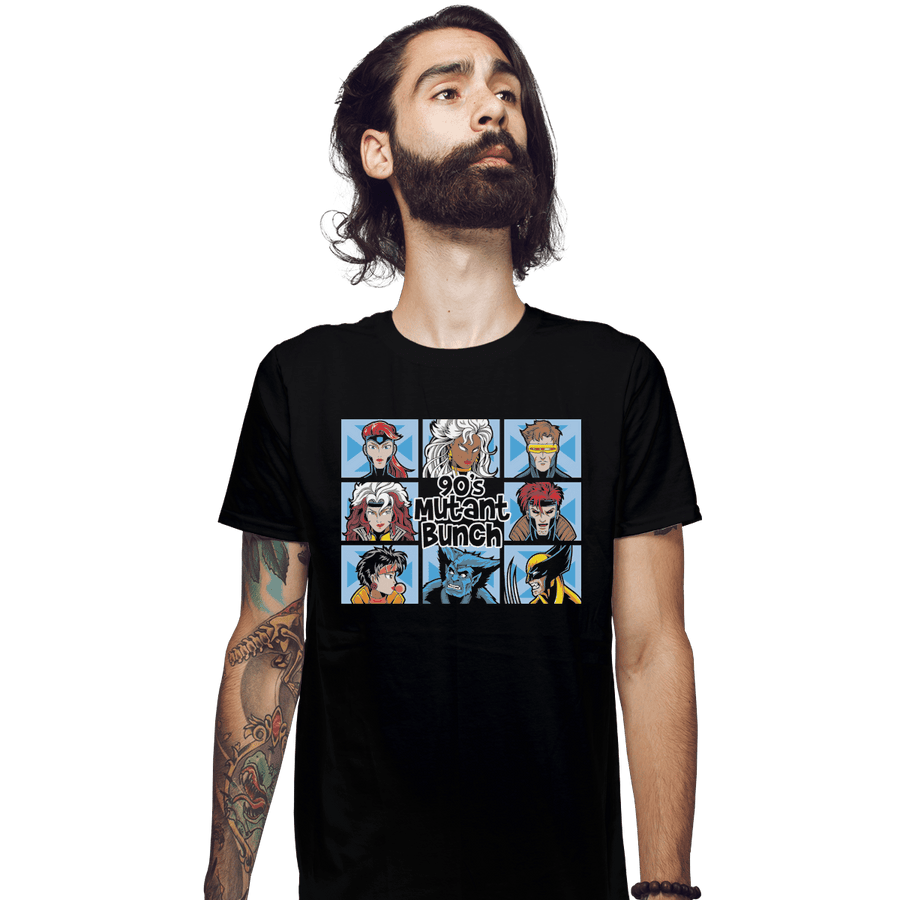 Shirts Fitted Shirts, Mens / Small / Black 90s Mutant Bunch