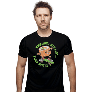 Shirts Fitted Shirts, Mens / Small / Black Sashimi Rollin'