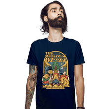 Load image into Gallery viewer, Daily_Deal_Shirts Fitted Shirts, Mens / Small / Navy The Wizard Of Sleep
