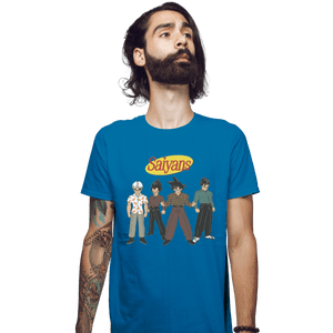 Shirts Fitted Shirts, Mens / Small / Sapphire Saiyanfield