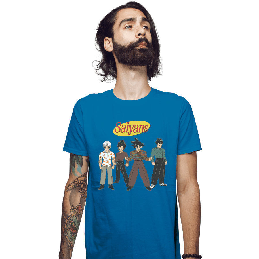 Shirts Fitted Shirts, Mens / Small / Sapphire Saiyanfield