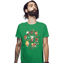 Load image into Gallery viewer, Secret_Shirts Fitted Shirts, Mens / Small / Irish Green Here On Tarantula Island
